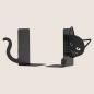 Preview: Innbee® Buchstütze Schwarz Katze Bücherhalter Ständer Metall Bücherregal Book